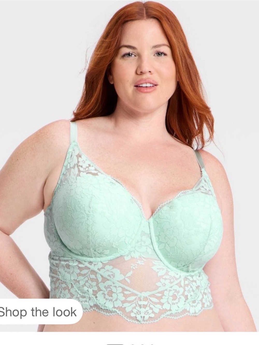 Auden Lightly Lined Lace
Lingerie Bra Top